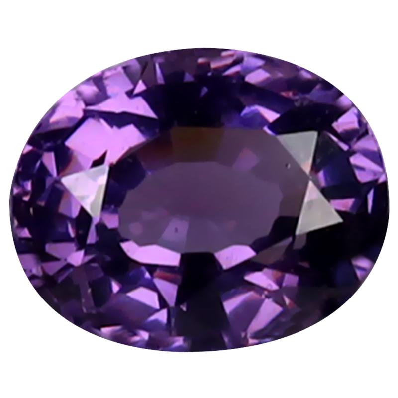 1.40 ct Splendid Oval Cut (7 x 6 mm) Unheated / Untreated Purplish Pink Spinel Natural Gemstone