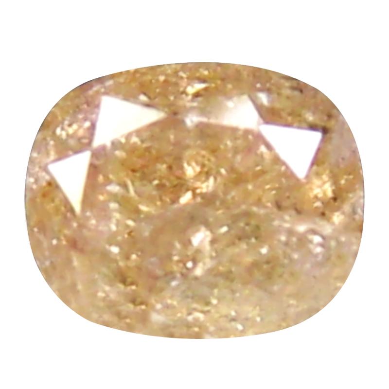 0.45 ct Shimmering Oval Cut (5 x 4 mm) Congo Fancy Light Pink Diamond Natural Gemstone