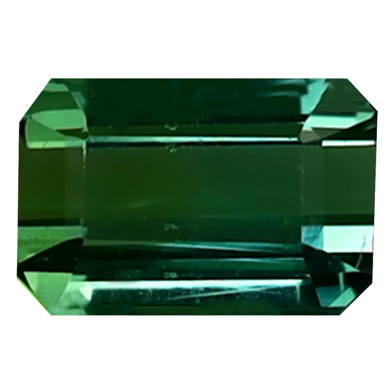 0.71 ct Marvelous Octagon Cut (6 x 4 mm) Mozambique Green Tourmaline Natural Gemstone