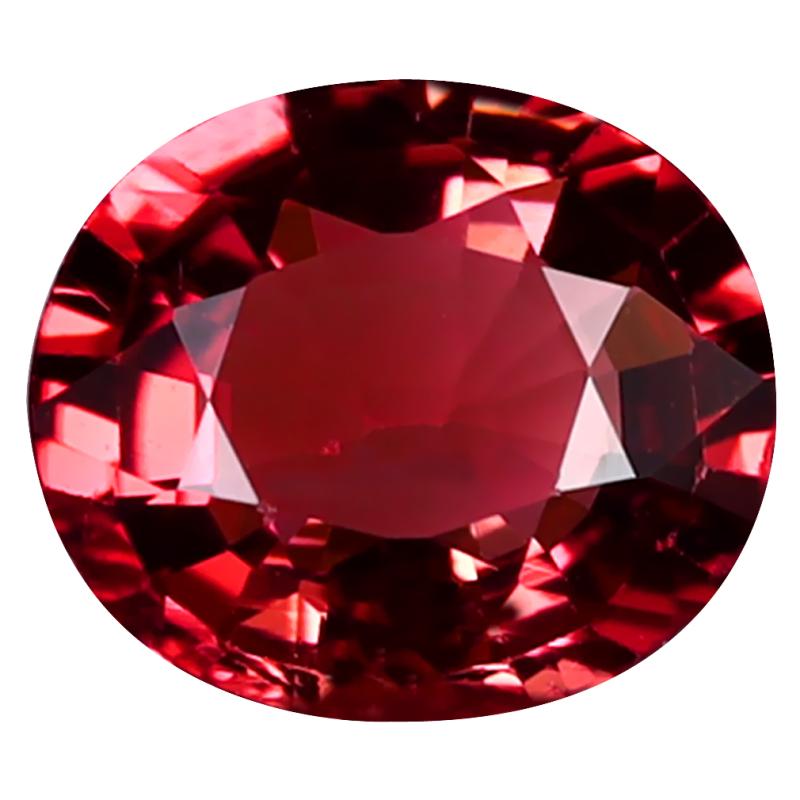 1.55 ct Excellent Oval Cut (8 x 7 mm) Mozambique Pink Tourmaline Natural Gemstone