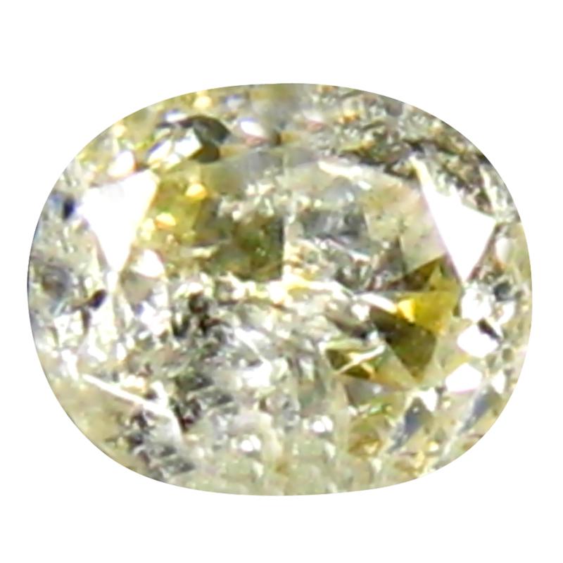 0.18 ct Spectacular Oval Cut (4 x 3 mm) Congo Fancy Light Yellow Diamond Natural Gemstone