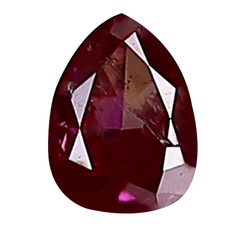 0.07 ct Marvelous Pear Cut (3 x 2 mm) SI Clarity Purplish Pink Diamond Loose Stone
