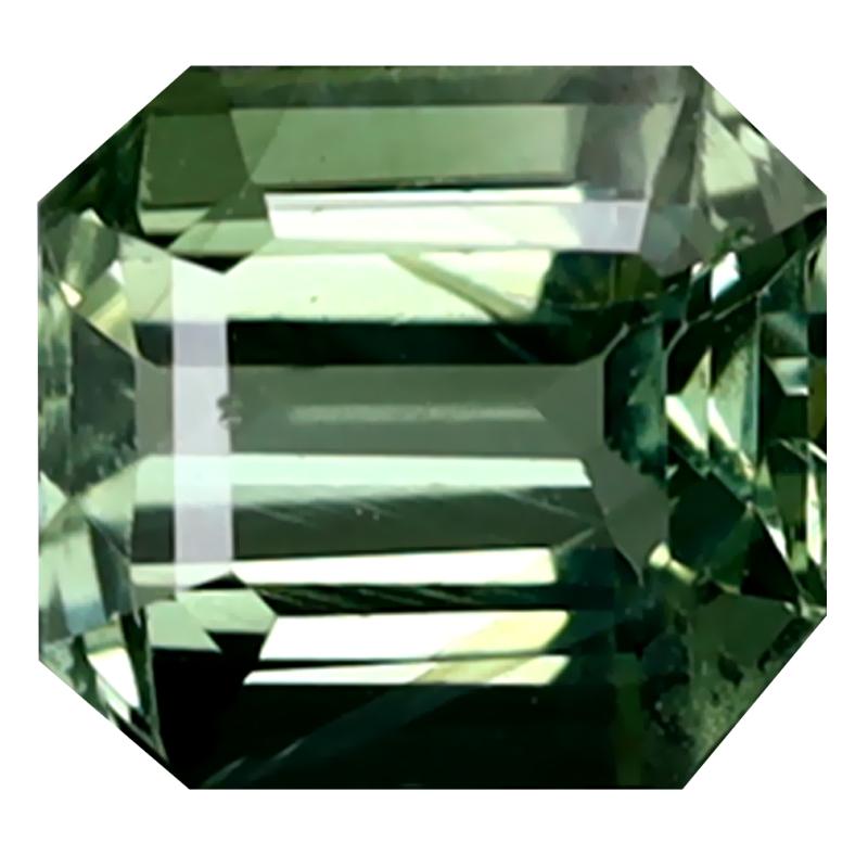 1.02 ct Good-looking Octagon Cut (6 x 6 mm) Mozambique Green Tourmaline Natural Gemstone