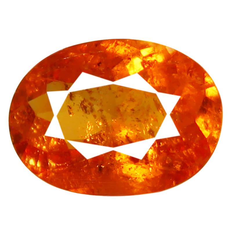 1.52 ct AAA Attractive Oval Shape (8 x 6 mm) Fanta Orange Spessartine Natural Gemstone
