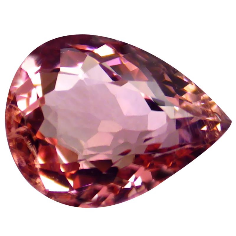 1.52 ct Great looking Pear Cut (9 x 7 mm) Mozambique Pink Tourmaline Natural Gemstone
