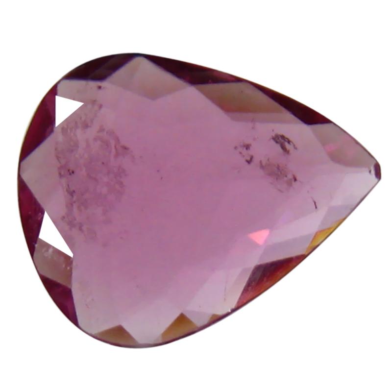 1.61 ct AAA+ Great looking Pear Shape (11 x 9 mm) Reddish Pink Rubellite Tourmaline Natural Gemstone