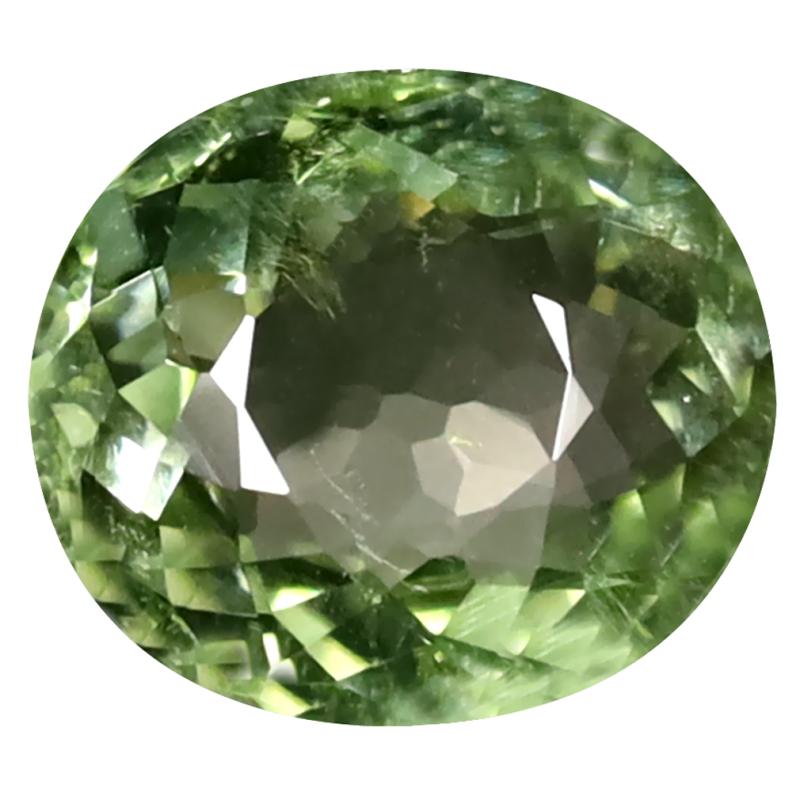 1.84 ct Unbelievable Oval Cut (9 x 8 mm) Mozambique Green Tourmaline Natural Gemstone
