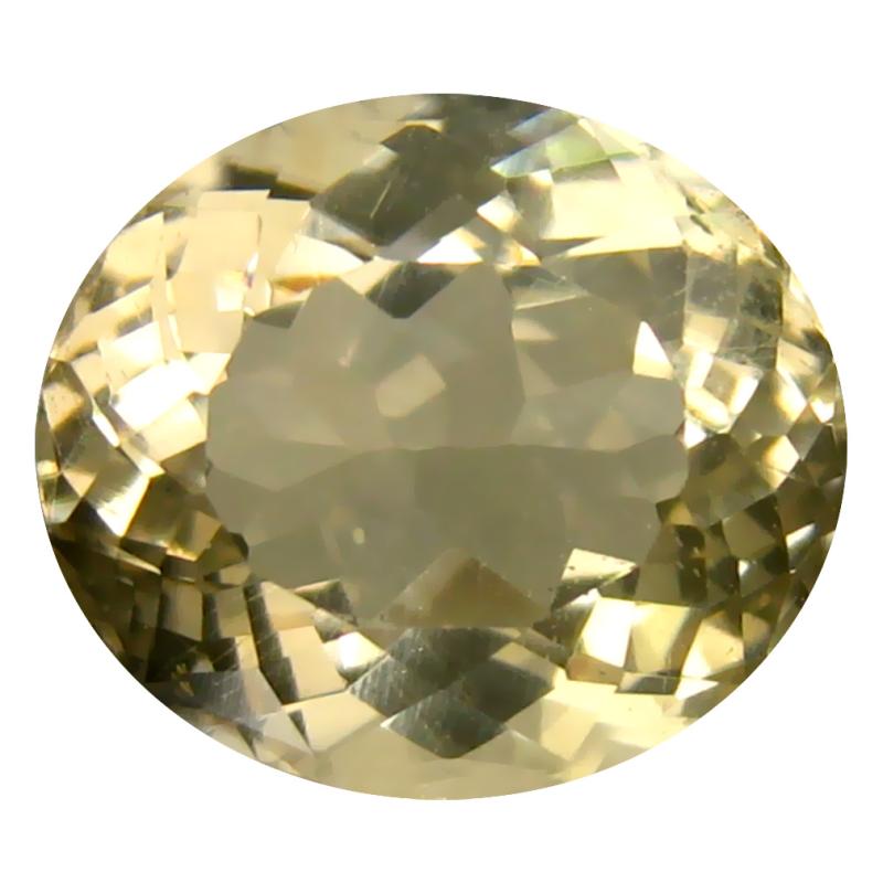 4.88 ct Fantastic Oval Cut (11 x 10 mm) Un-Heated Natural Yellow Andesine Loose Gemstone