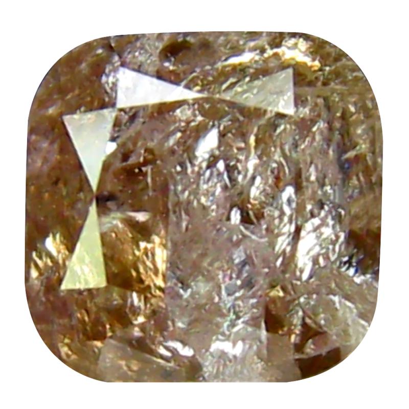 0.72 ct Outstanding Cushion Cut (4 x 4 mm) Congo Fancy Pink Diamond Natural Gemstone