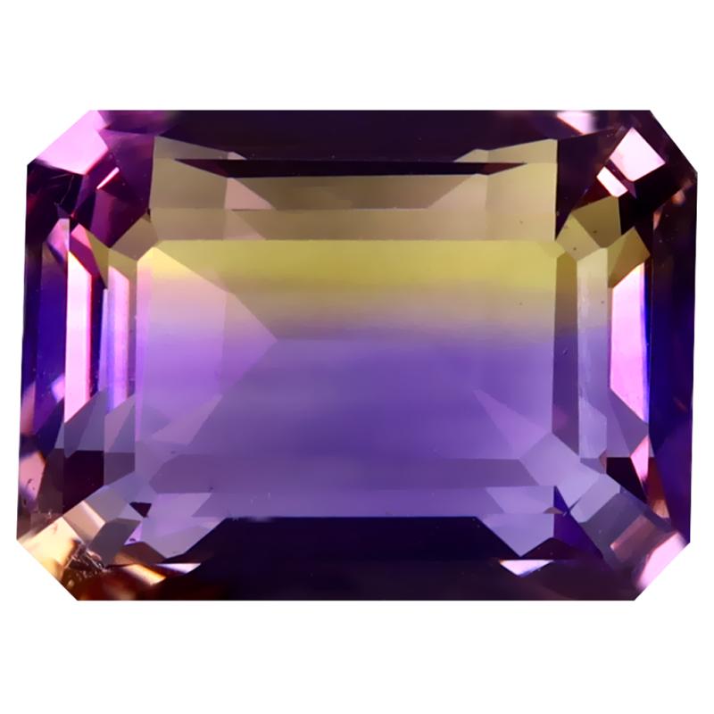 10.31 ct Beautiful Octagon Cut (14 x 10 mm) Unheated / Untreated Natural Ametrine Loose Gemstone