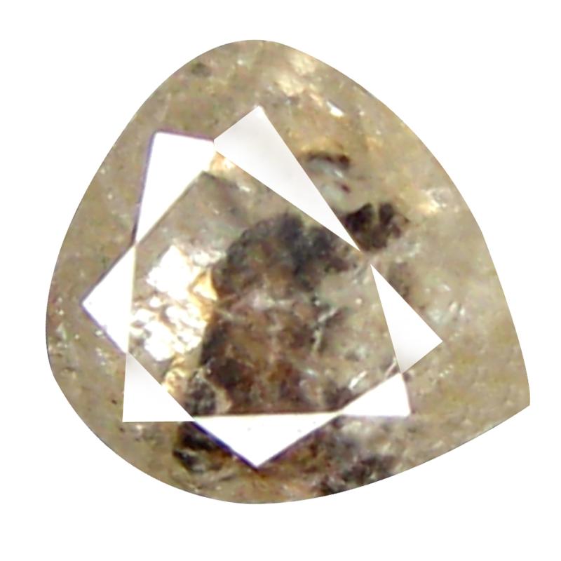 0.60 ct Topnotch Pear Cut (5 x 5 mm) Congo Fancy Pink Diamond Natural Gemstone