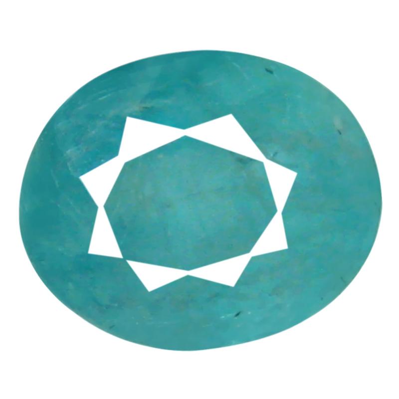 0.56 ct AAA Premium Oval Shape (6 x 5 mm) Greenish Blue Grandidierite Natural Gemstone