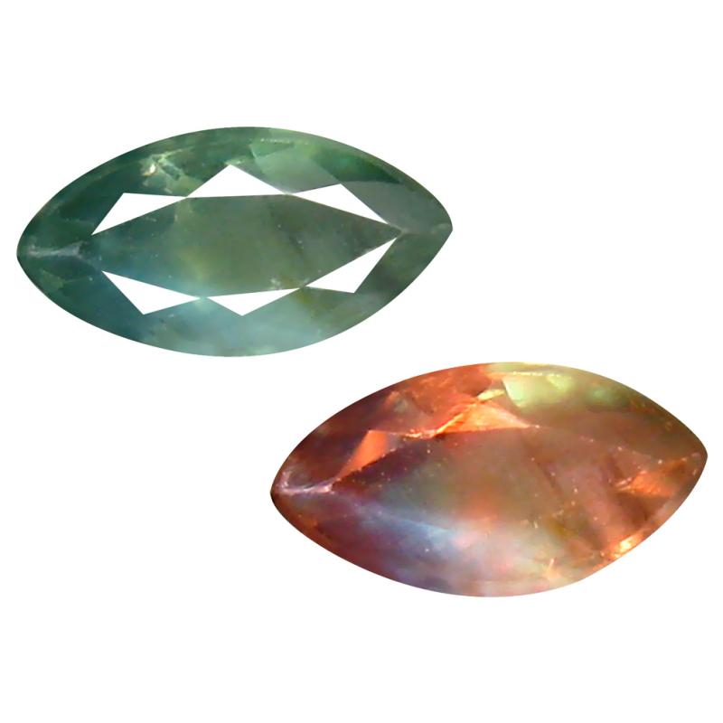 0.47 ct Impressive Marquise Shape (4 x 3 mm) 100% Natural (Un-Heated) Color Change Alexandrite Natural Gemstone