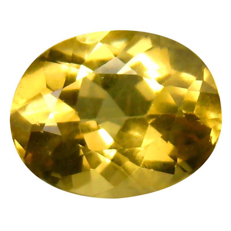 2.18 ct Wonderful Oval Cut (10 x 8 mm) 100% Natural Yellow Heliodor Beryl Natural Gemstone