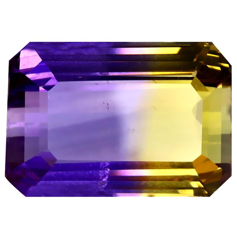 12.04 ct Significant Octagon Cut (16 x 11 mm) Unheated / Untreated Natural Ametrine Loose Gemstone