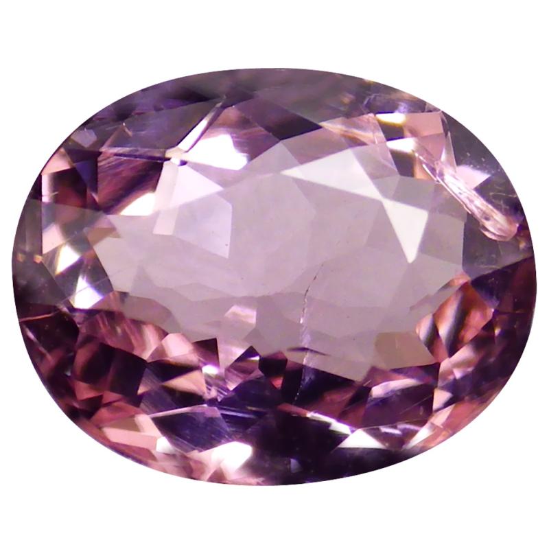 0.97 ct Supreme Oval Cut (7 x 6 mm) Mozambique Pink Tourmaline Natural Gemstone