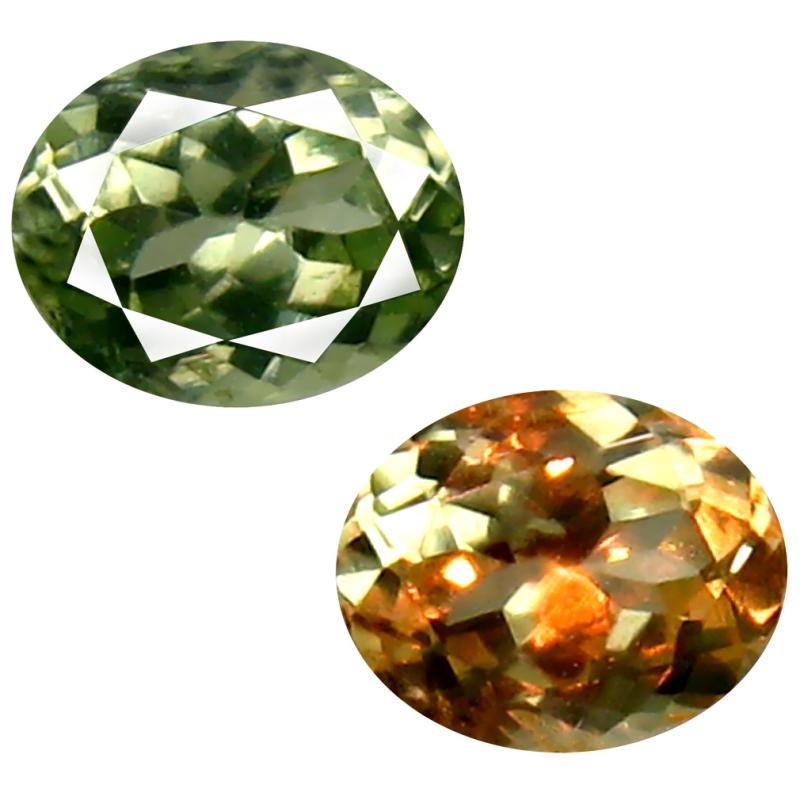 0.39 ct Spectacular Oval Cut (5 x 4 mm) Un-Heated Green Alexandrite Natural Gemstone