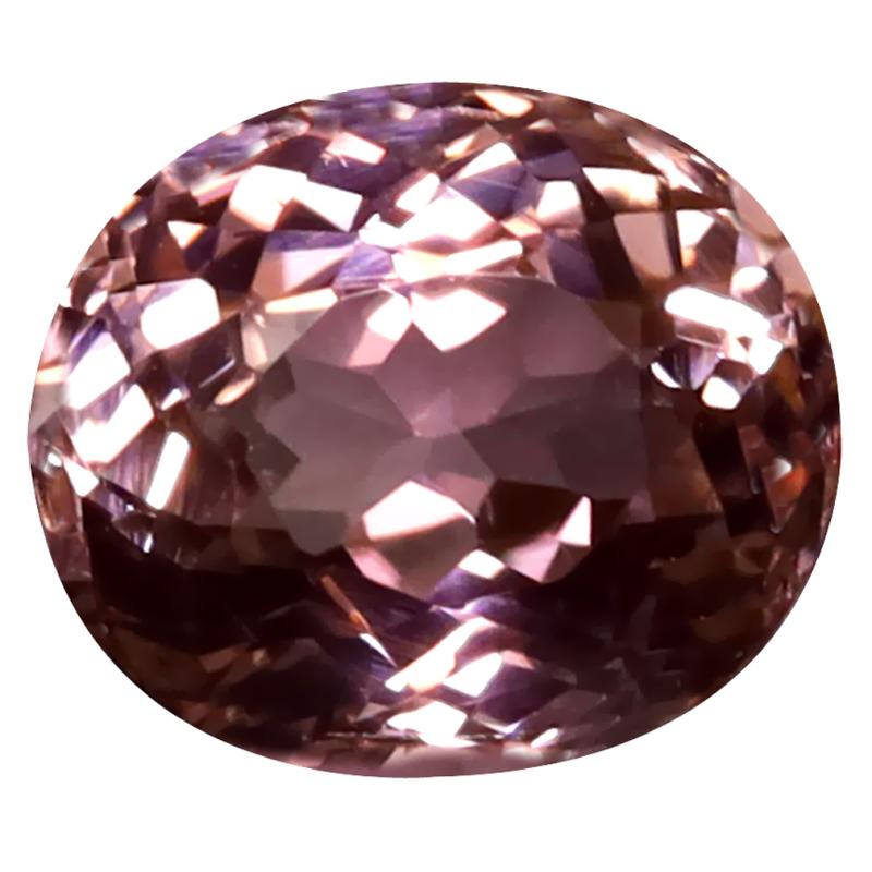 1.66 ct Topnotch Oval Cut (8 x 7 mm) Mozambique Pink Tourmaline Natural Gemstone