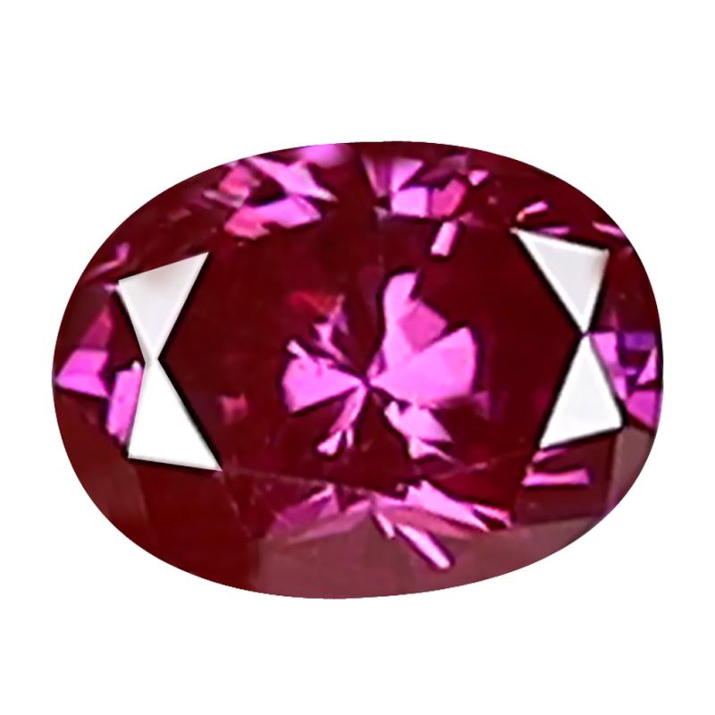 0.07 ct Grand looking Oval Cut (3 x 2 mm) SI Clarity Purplish Pink Diamond Loose Stone