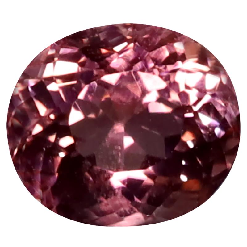 1.34 ct Fantastic Oval Cut (7 x 6 mm) Mozambique Pink Tourmaline Natural Gemstone