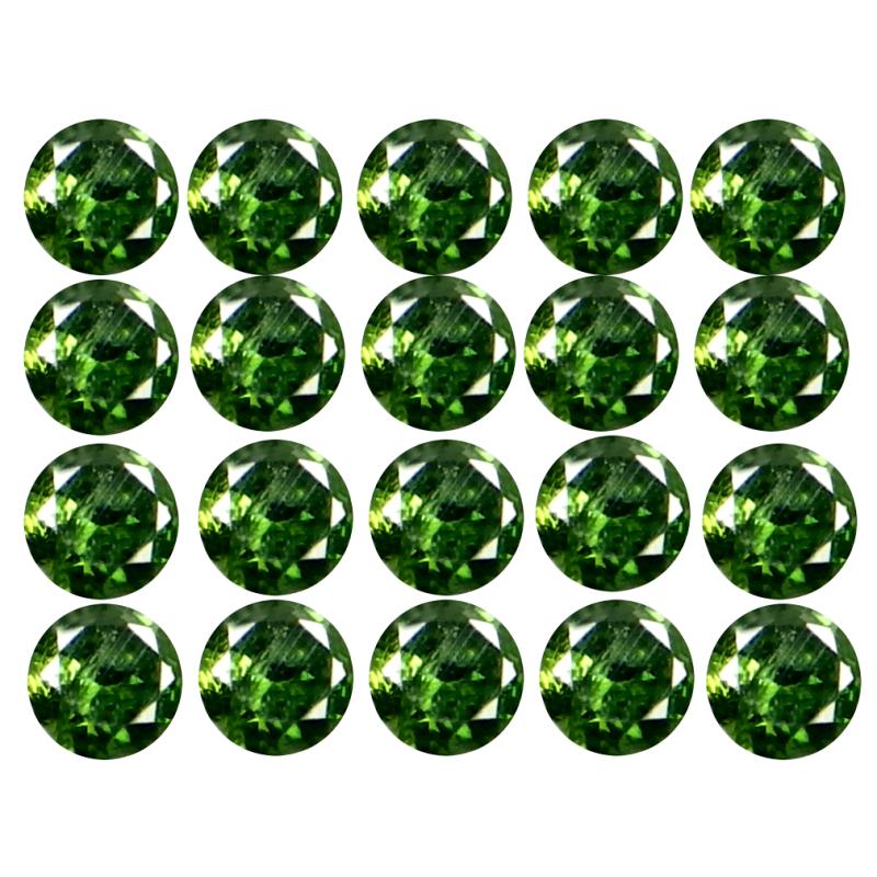 0.19 ct (20 pcs Lot) Great looking CALIBRATED SIZE(1 x 1 mm) Round Shape Diamond Natural Gemstone
