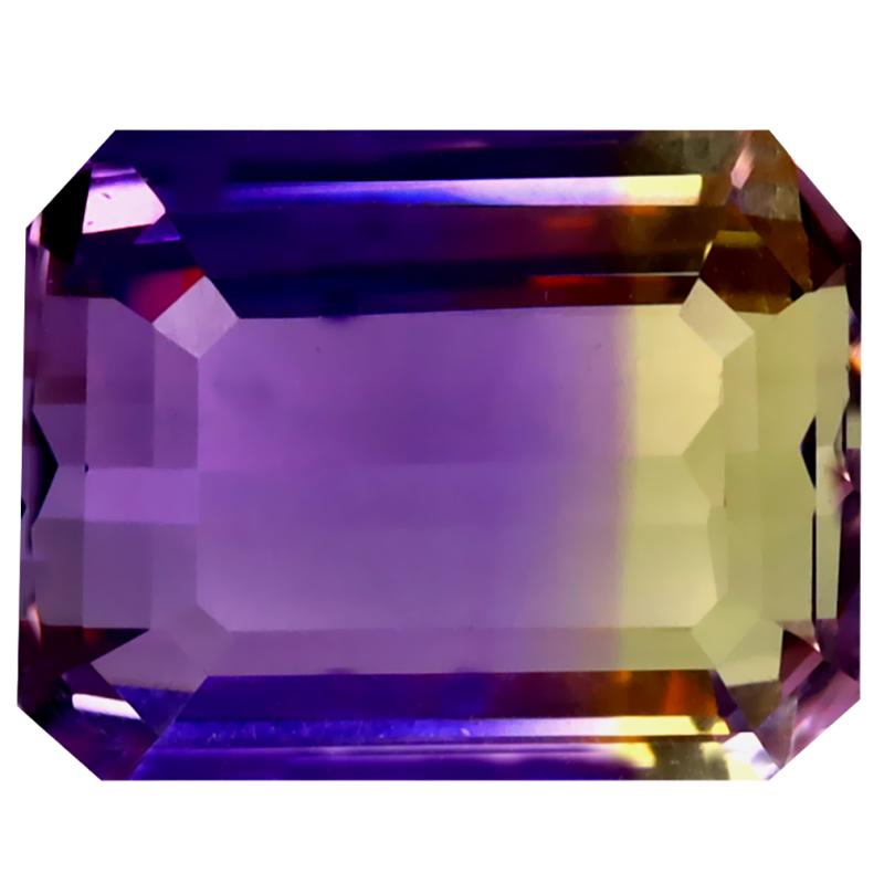 7.40 ct Terrific Octagon Cut (13 x 10 mm) Unheated / Untreated Natural Ametrine Loose Gemstone