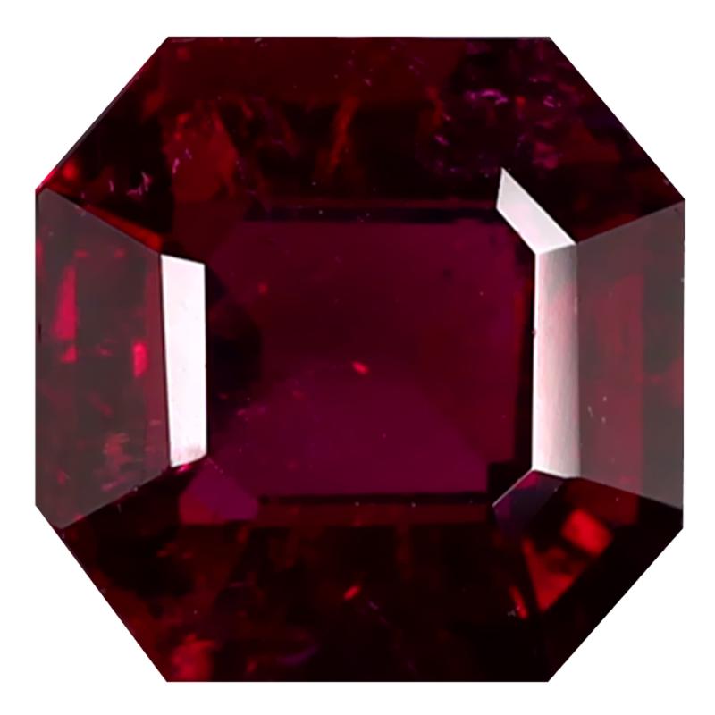 2.27 ct Premium Octagon Cut (8 x 8 mm) Mozambique Pink Tourmaline Natural Gemstone