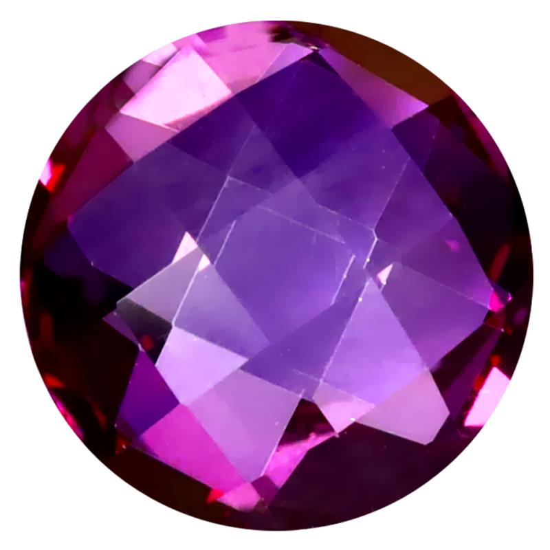 5.44 ct Super-Excellent Round Cut (11 x 11 mm) United States Purplish Pink Lilac Orchid Topaz Natural Gemstone