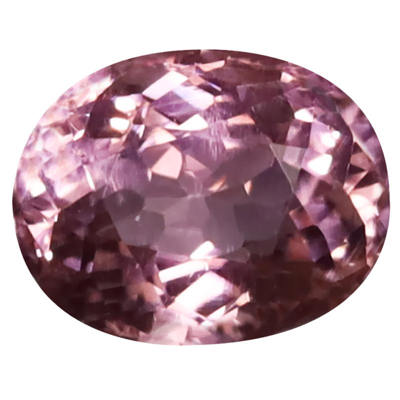 1.42 ct Eye-popping Oval Cut (8 x 6 mm) Mozambique Pink Tourmaline Natural Gemstone