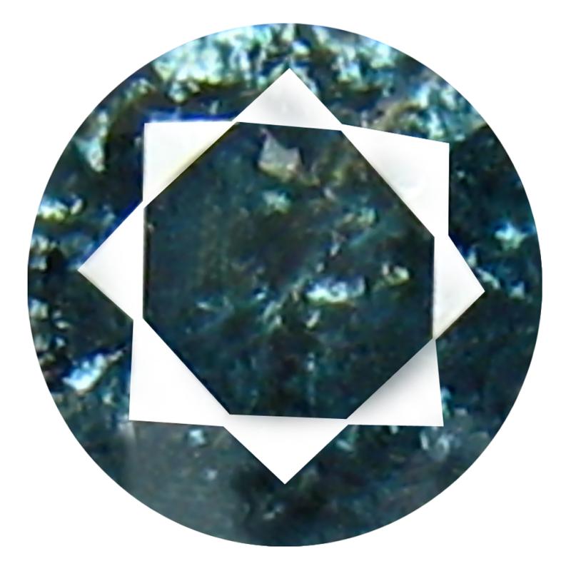 0.23 ct AAA Grade Terrific Round Cut (4 x 4 mm) 100% Natural Vivid Blue Diamond Gemstone