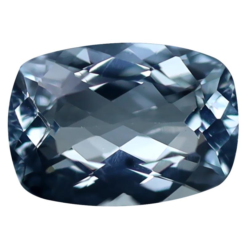 1.90 ct Pleasant Cushion Cut (10 x 7 mm) Unheated / Untreated Sky Blue Aquamarine Natural Gemstone