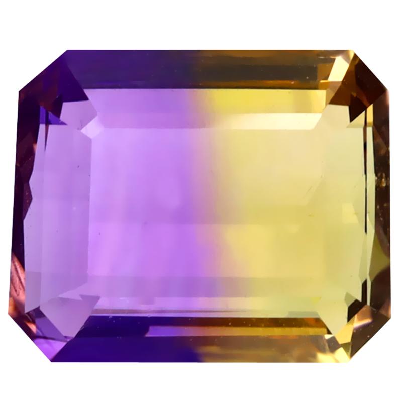 7.13 ct Valuable Octagon Cut (13 x 11 mm) Unheated / Untreated Natural Ametrine Loose Gemstone