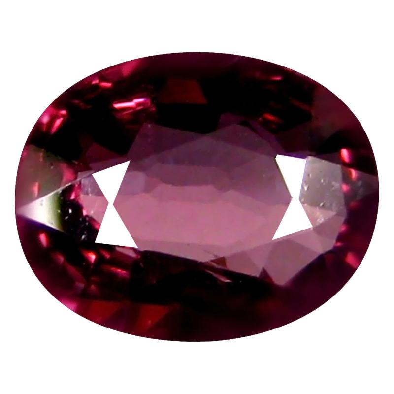 1.54 ct AAA+ Attractive Oval Shape (8 x 6 mm) Pinkish Red Rhodolite Garnet Natural Gemstone