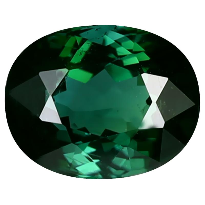 2.23 ct World class Oval Cut (8 x 7 mm) Mozambique Green Tourmaline Natural Gemstone