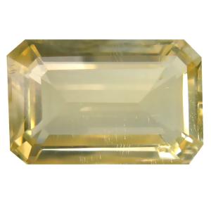 8.31 ct Eye-catching Octagon Cut (16 x 10 mm) Un-Heated Natural Yellow Andesine Loose Gemstone