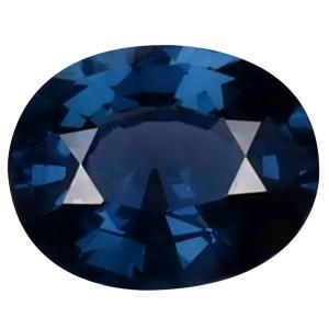 0.95 ct Sparkling Oval Cut (7 x 6 mm) Unheated / Untreated Blue Spinel Natural Gemstone