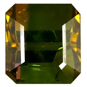 4.84 ct Gorgeous Octagon (9 x 10 mm) 100% Natural (Un-Heated) Mozambique Bi-Color Tourmaline Loose Gemstone