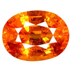 1.41 ct AAA+ Mind-Boggling Oval Shape (7 x 6 mm) Fanta Orange Spessartine Natural Gemstone