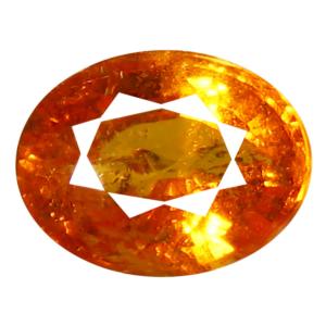1.26 ct AAA Beautiful Oval Shape (7 x 5 mm) Fanta Orange Spessartine Natural Gemstone