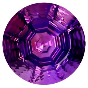 26.24 ct Unbelievable Round Cut (19 x 19 mm) 100% Natural Purple Color Purple Amethyst Gemstone