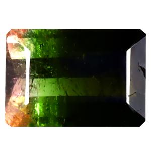 2.52 ct Incomparable Octagon (10 x 7 mm) Unheated / Untreated Mozambique Watermelon Tourmaline Loose Gemstone