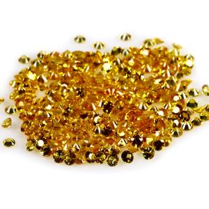 0.57 ct (10 pcs Lot) Eye-catching CALIBRATED SIZE(2 x 2 mm) Round Shape Yellow Sapphire Natural Gemstone