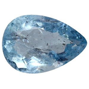 2.07 ct Pear Cut (11 x 8 mm) de Itabira Mine Brazilian Santa Maria Blue Aquamarine