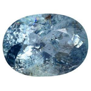 5.19 ct Oval Cut (12 x 9 mm) de Itabira Mine Brazilian Santa Maria Blue Aquamarine