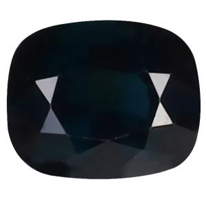 1.33 ct Topnotch Cushion Cut (7 x 6 mm) Unheated / Untreated Blue Spinel Natural Gemstone