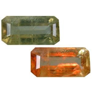 2.18 ct Octagon Cut (11 x 6 mm) Turkish Color Change Diaspore Natural Loose Gemstone