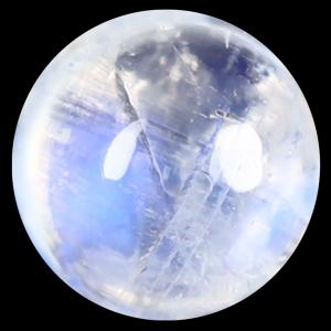 1.84 ct AAA Spectacular Round Cabochon Shape (7 x 7 mm) Rainbow Blue Moonstone Natural Gemstone
