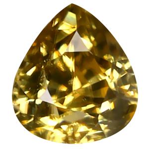 1.87 ct Magnificent Pear Cut (7 x 6 mm) 100% Natural (Un-Heated) Yellow Zircon Natural Gemstone