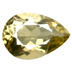 5.69 ct Marvelous Pear Cut (14 x 10 mm) Un-Heated Natural Yellow Andesine Loose Gemstone