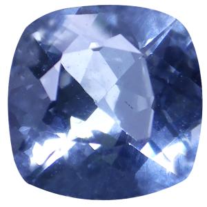 0.90 ct Fabulous Cushion Cut (7 x 7 mm) Unheated / Untreated Sky Blue Aquamarine Natural Gemstone